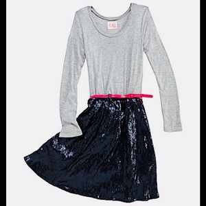 NWT GB Girls Sequence Dress Large